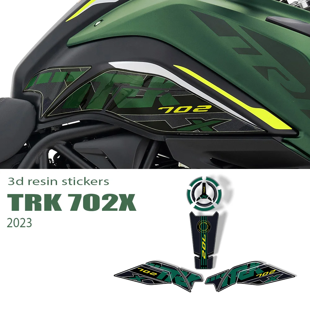 

2023 Trk702x Motorcycle Accessories 3D Gel Epoxy Resin Sticker Tank Pad Protection Kit for Benelli TRK 702X 2023-