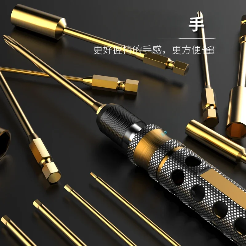 Professional Grade Aluminum Alloy Hex Screwdriver Set for Repair Work