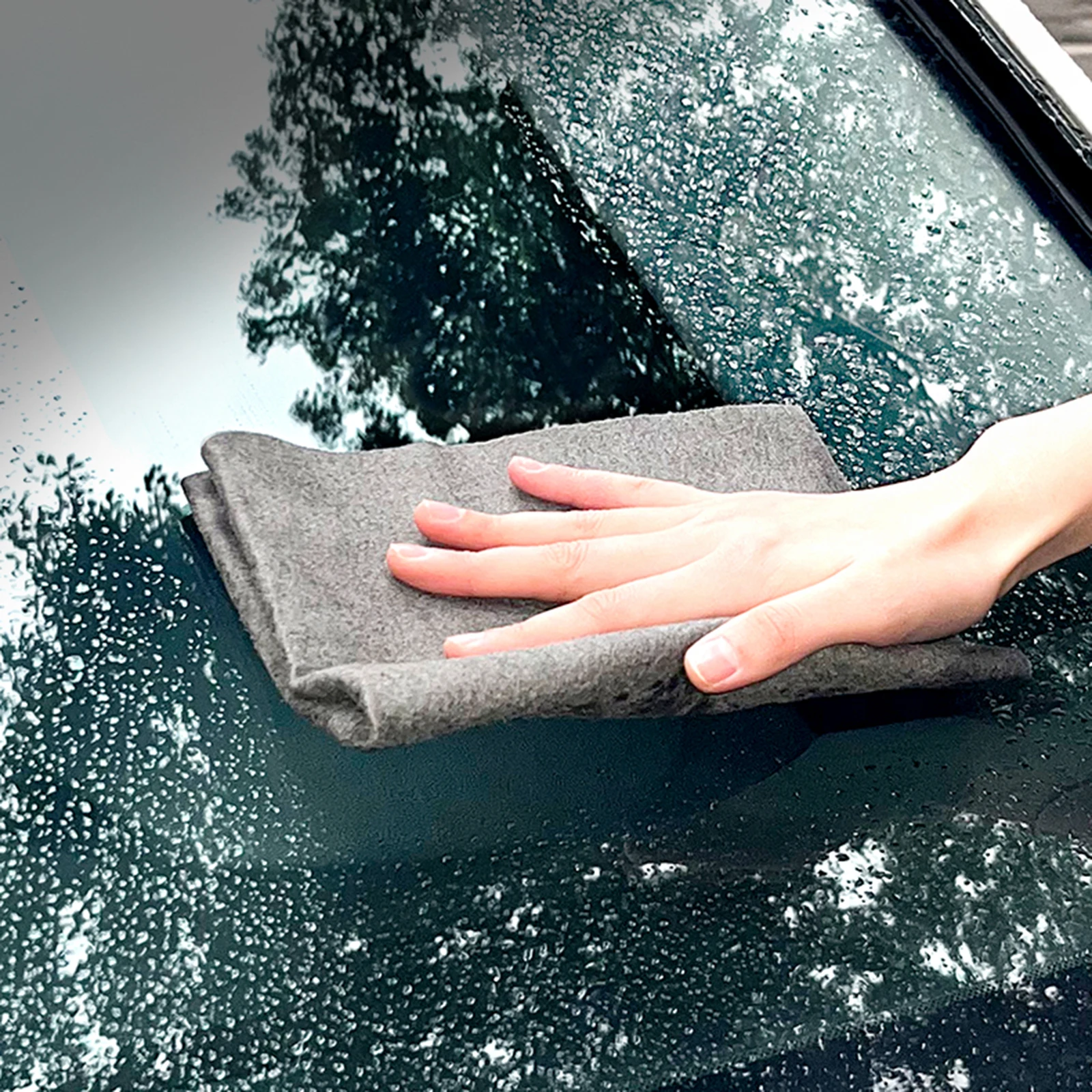 3/6pcs Thickened Magic Cleaning Cloth for Car Windshield Glass Window Mirror 30x30cm Washable Soft Microfiber Cleaning Towels