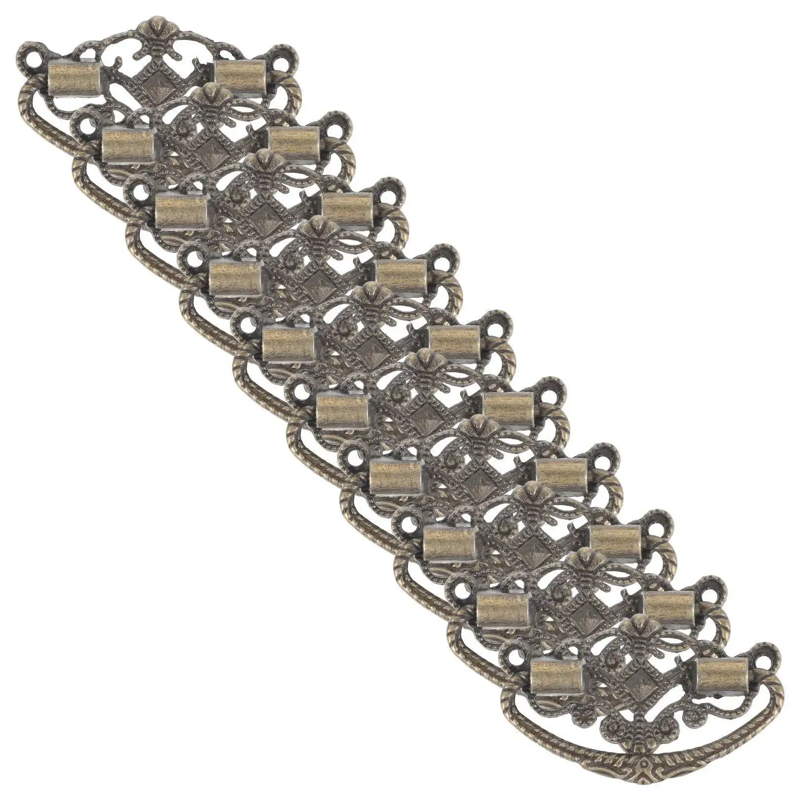 10Pcs Alloy Drawer Vintage Cabinet Furniture Pulls Replacement Smooth Surface Wardrobe Handles