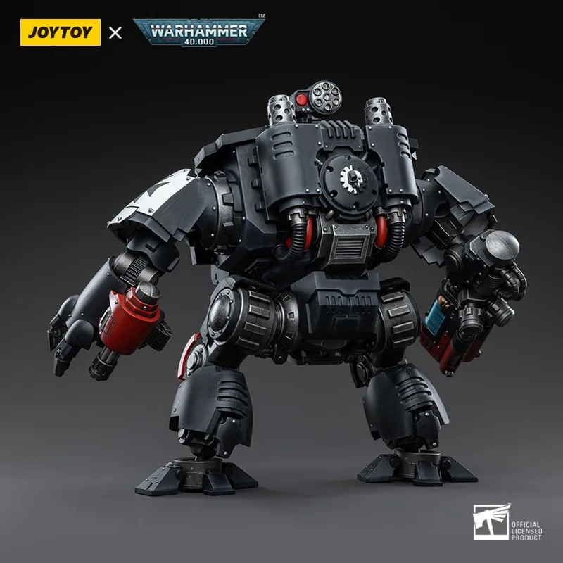 Vorbestellung JOYTOY Dark Source Warhammer 40K Black Templars Redemptor Dreadnought Legierungs-Actionfigur im Maßstab 1:18, Sammlerstück
