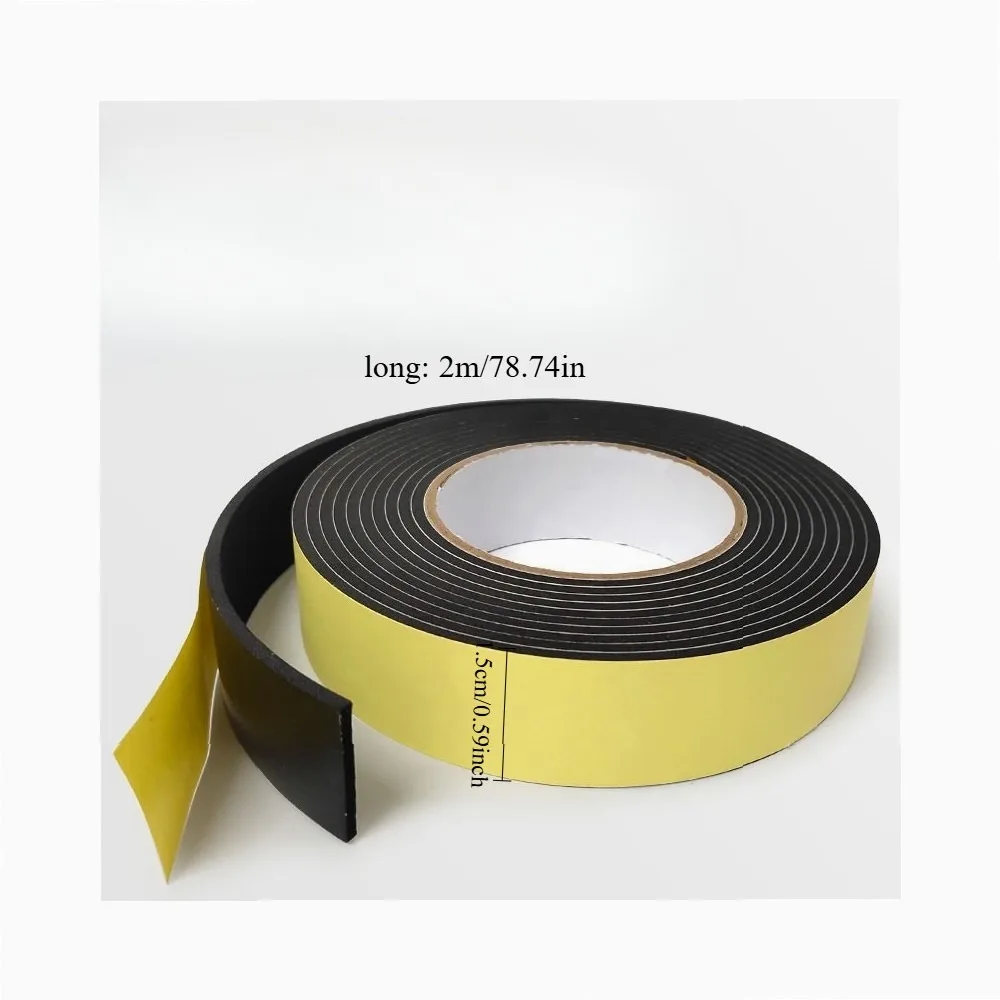 Universal M-Type Suitcase Wheel Silent Ring, 157.48in Noise-Reducing Wheel Cover with Strong Adhesive, Shockproof