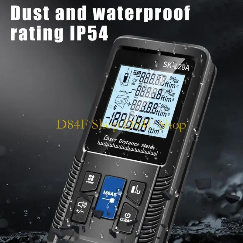 D84F Rangefinder Lasers Tape Measure Intelligent Distance Meter Ruler Digital Display