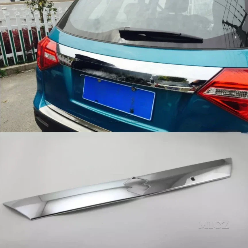 

For Suzuki sx4 s-cross Vitara 2014-2020 Chrome Car Rear Trunk Boot Tailgate Garnish Strip Decoration Cover Trim Car Styling