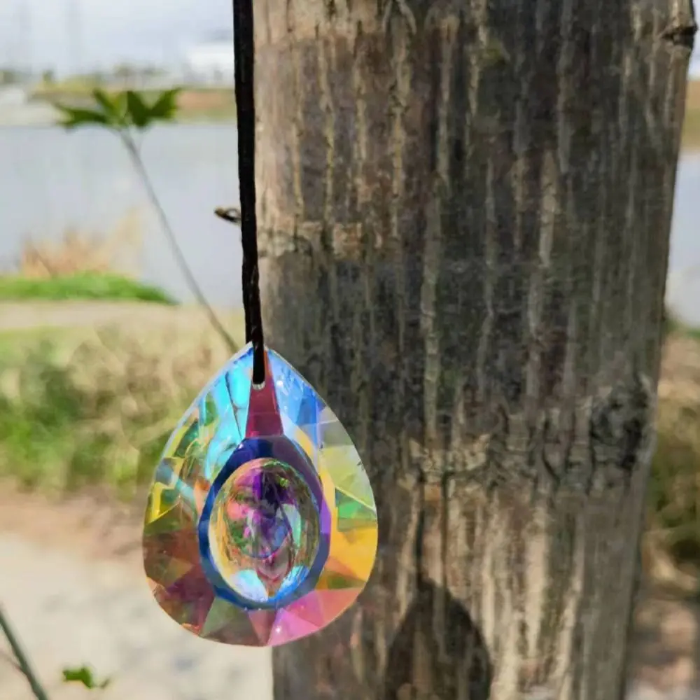 Creative Rainbow Makers Garden Prism Hanging Window Decor Home Decor Sun Catcher Delicate Gift Crystal Pendant Car Pendant