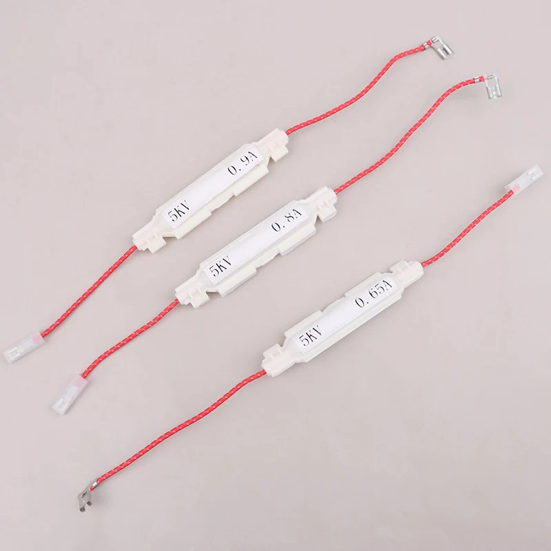 5KV 0.65/0.7/0.75/0.8/0.85/0.9A High Voltage Fuse For Microwave Ovens Universal Fuse Holder Microwave Ovens Parts