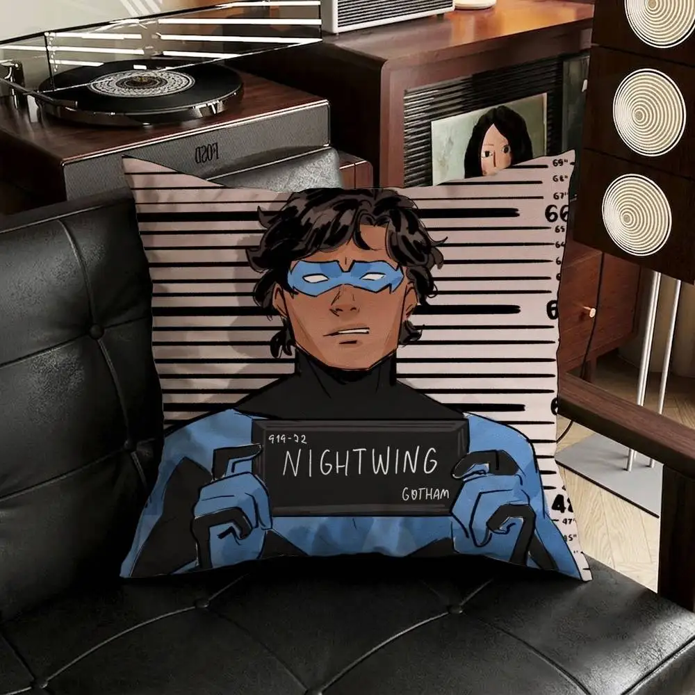 Cute D-Dick Grayson Pillow Case Pillow Case Living Room Sofa Cushion Cover Suitable For Home Bedroom Room Decoration view 4