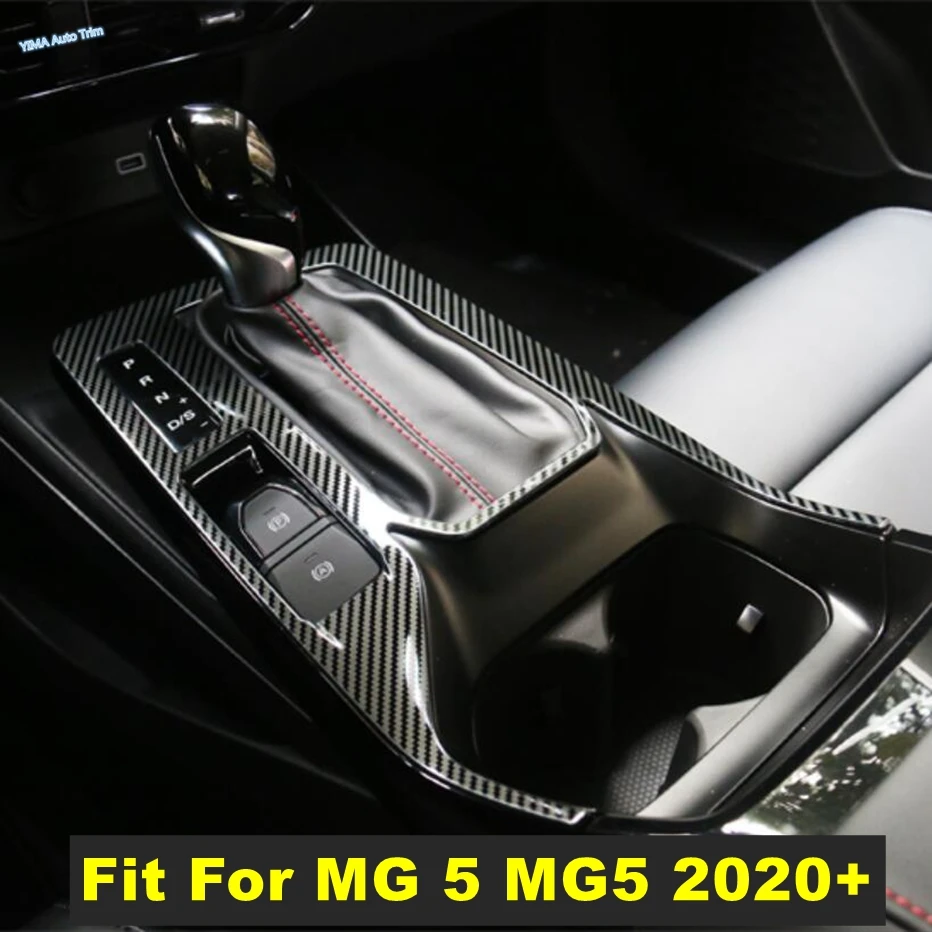 

Stainless Steel Auto Gear Shift Box Water Cup Frame Cover Sticker Trim Stripes Interior Accessories For MG 5 MG5 2020 2021 2022