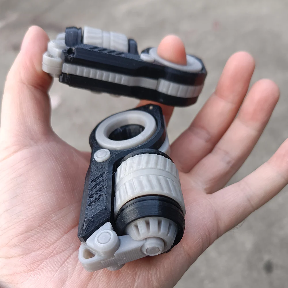 Sinian 3D Printed Ratchet Fidget Spinner Slider - A sensory toy for relieving ADHD, improving focus, and reducing stress.