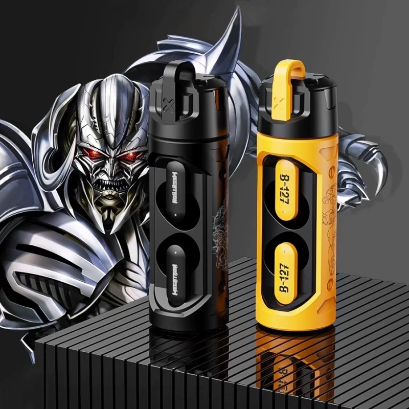 New Transformers Bumblebee TF-T11 Rotating Design TWS Bluetooth 5.4 Earphone Megatron Low Latency HIFI Stereo Wireless Game Head