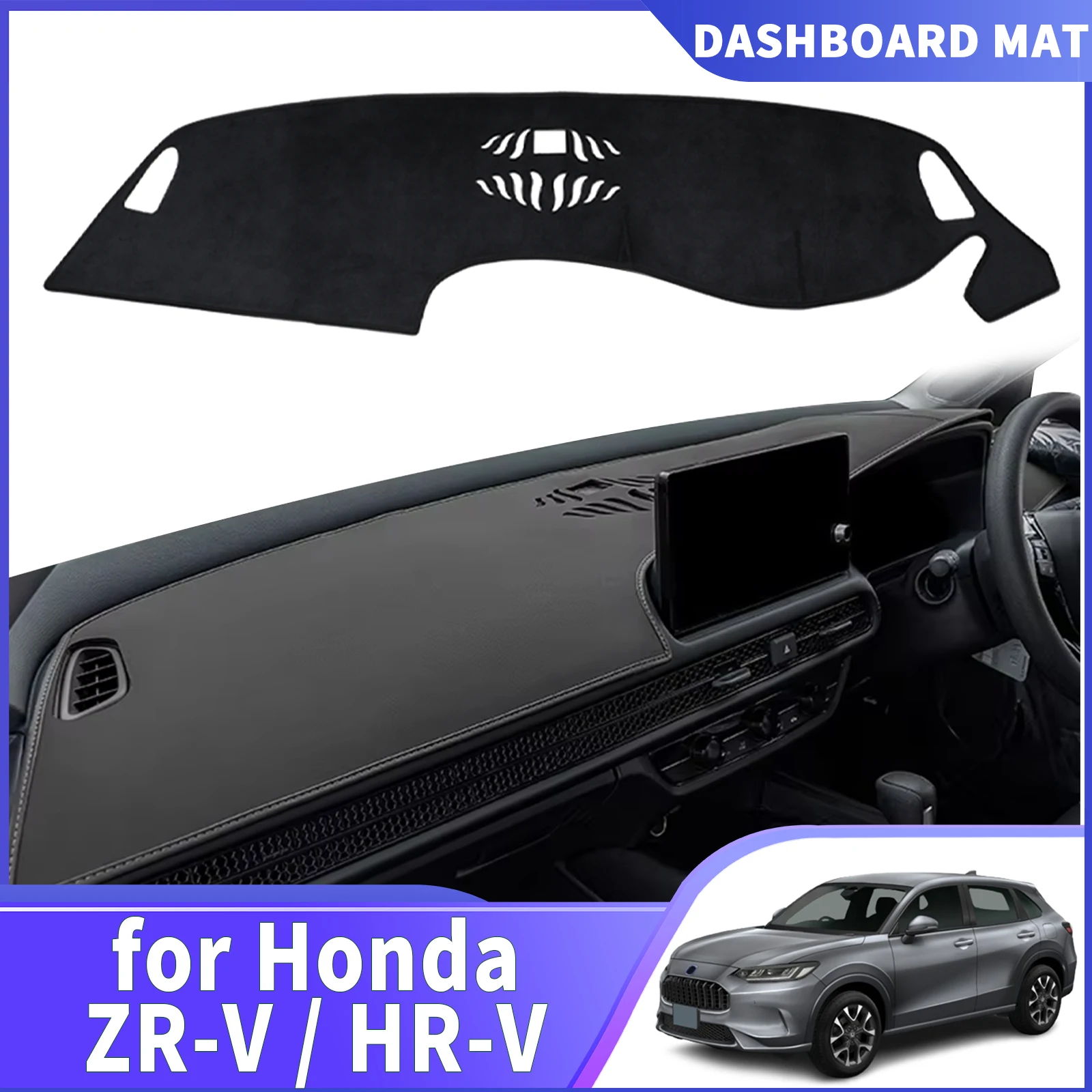 

for Honda ZRV ZR-V 2022-2024 HR-V ( US.Version) HRV DashMat Sunshade Dashmat Dashboard Cover Pad Protective Carpet Accessories