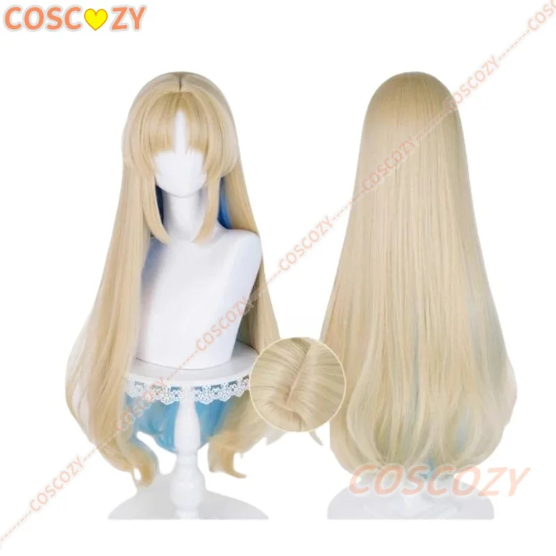 2025 11 Wuthering Waves Fleurdelys Wig Cosplay Rambut Panjang Cartethyia Rinascita Wig Pesta Halloween untuk Wanita Gadis Ca