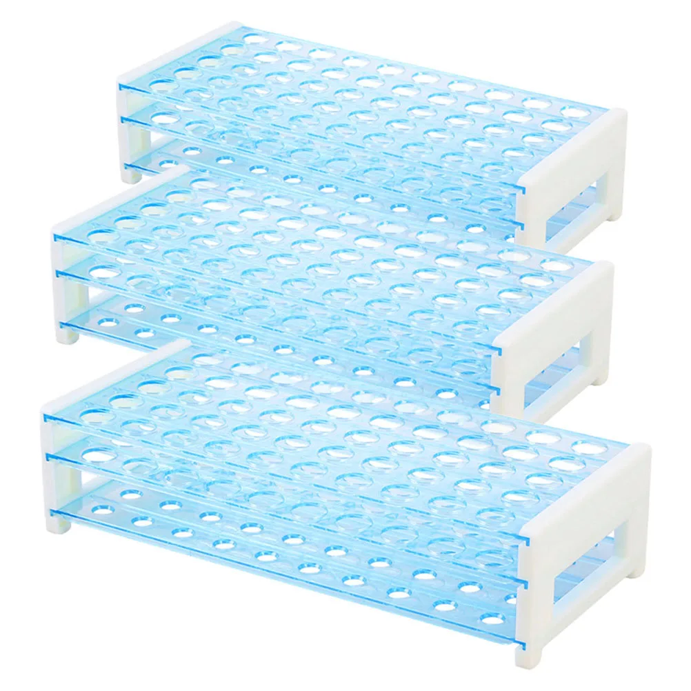 

3 Pcs Test Tube Rack Lab Laboratory Holder Bracket for Plastic Pp Collector. Racks Stand