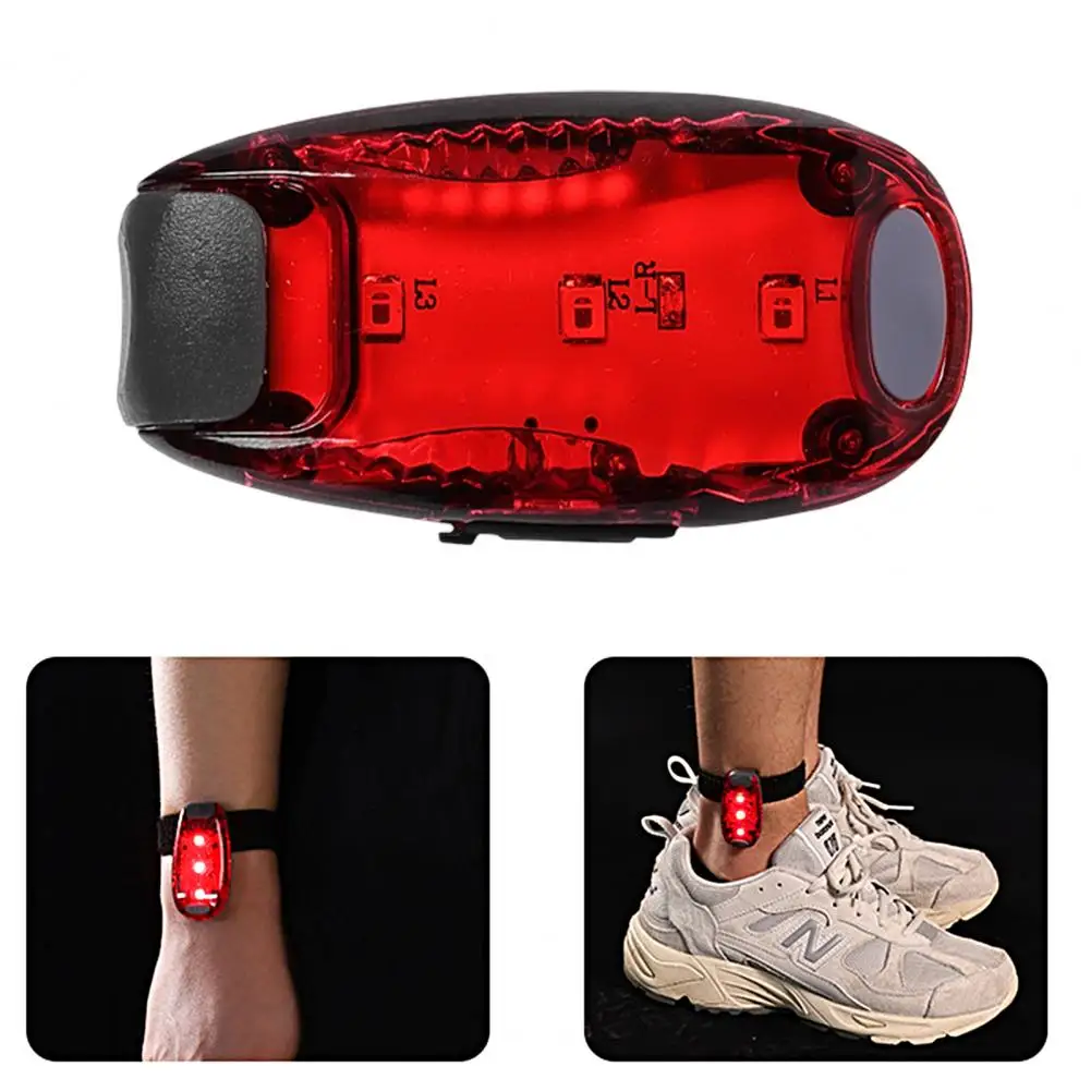 Durable Bike Rear Light Mini Backpack Light Rechargeable Good Toughness Helmet Light  Multi-functional