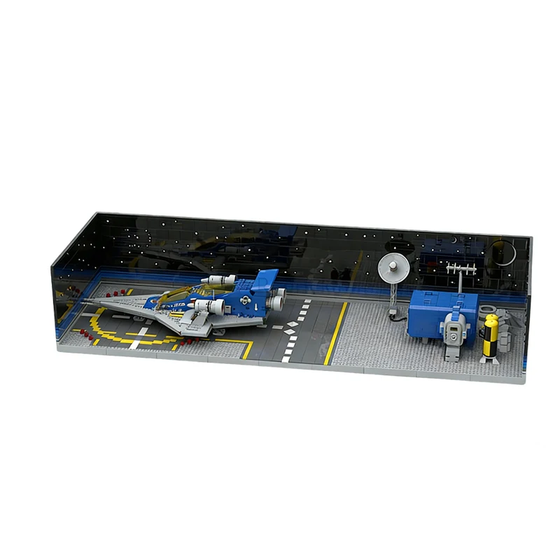 3287 PCS Customize Vintage Space-Style Diorama MOC Customize Modular Building Block Technology Design DIY Boys Toy Birthday Gift