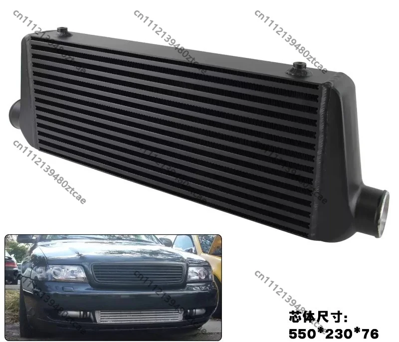 Automobile Modified Universal Turbo Intercooler, Aluminum Plate‑Fin Turbocharger Cooling Radiator, Aftermarket Cooling Accessory