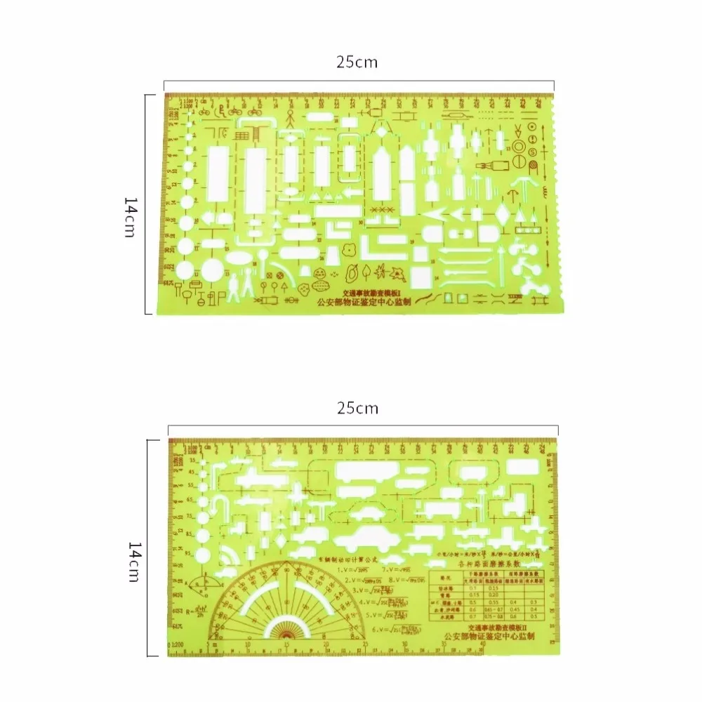 Traffic Accident Drawing Template Ruler Traffic Investigation Template Traffic Accident Symbols