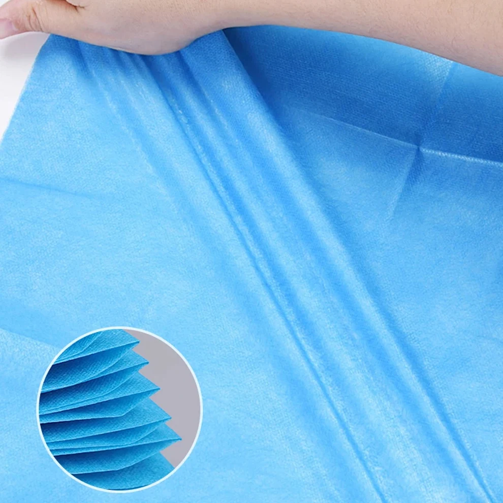 50-200pcs Disposable Surgical Drapes Surgical Sheet Blue Surgical Non-woven Sterile Sheet 40*50cm Pad Mat Waterproof Thick
