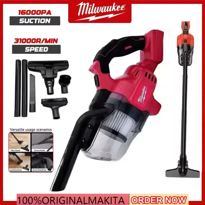

Milwaukee LED Cordless Electric Vacuum Cleaner Portable Household Industrial Construction Cleaning Tool 18v Battery