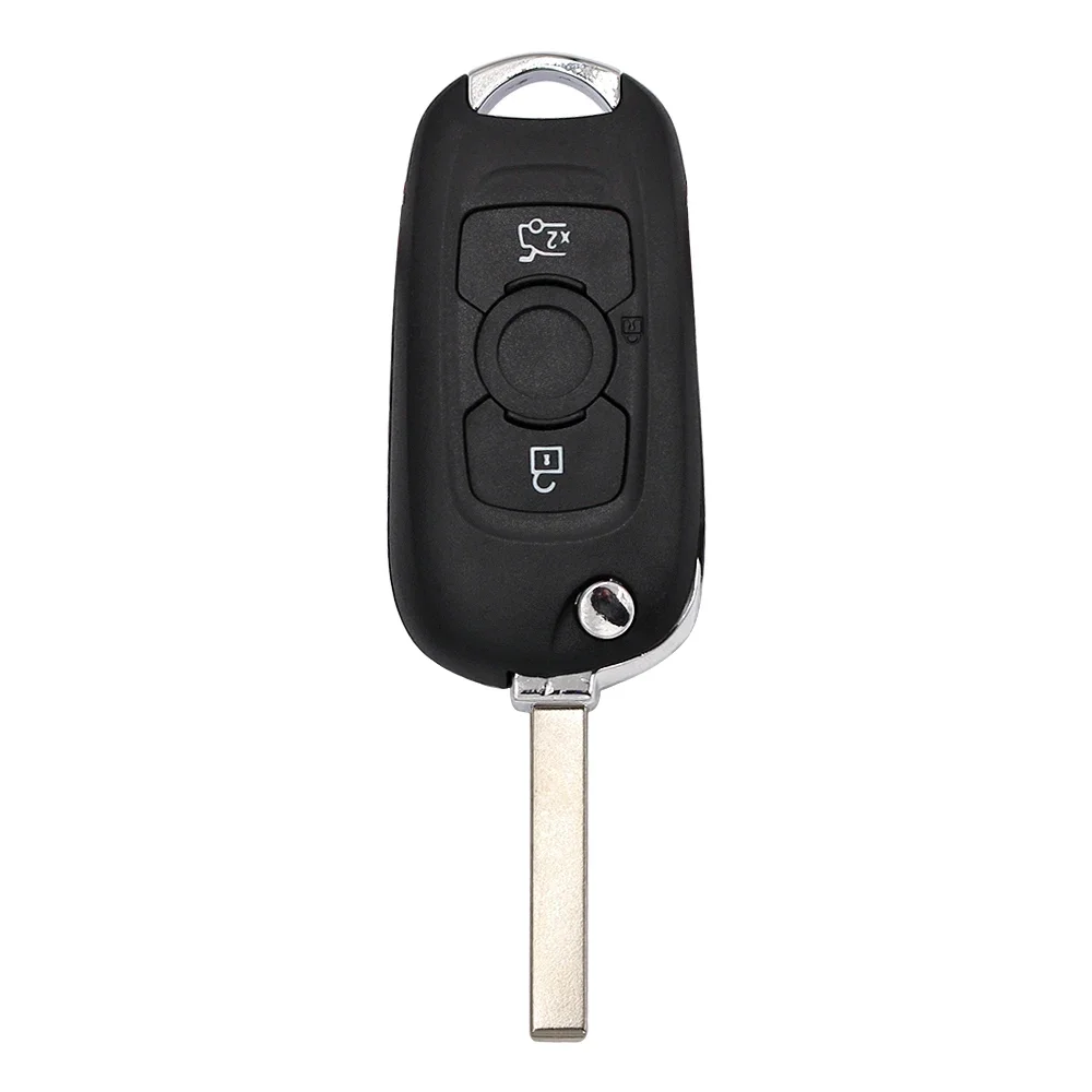 2 Button Flip Blank Remote Key Shell for Opel Astra K 2015 2016 2017 HU100 Uncut