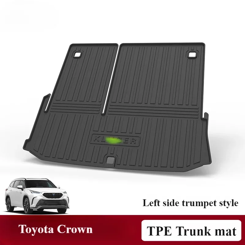 

Tailbox mat suitable for Toyota Crown land trunk mat TPO Environmental friendly odor free waterproof wear-resistant