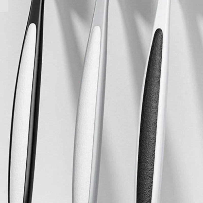 1/3/4 PCS Black White And Gray High End Color Combination Pack Long Large Head Toothbrush Hard Deep Cleaning For Adults