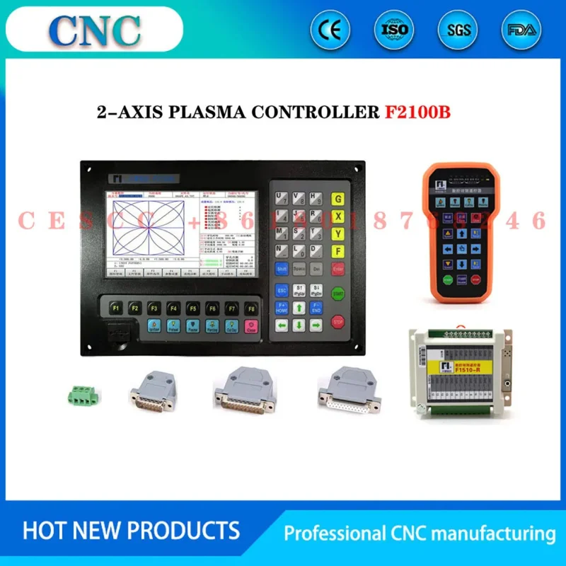 CNC controller 2-axis SF-2100B CNC plasma cutting machine system wireless electronic remote control handle accessory system MPG