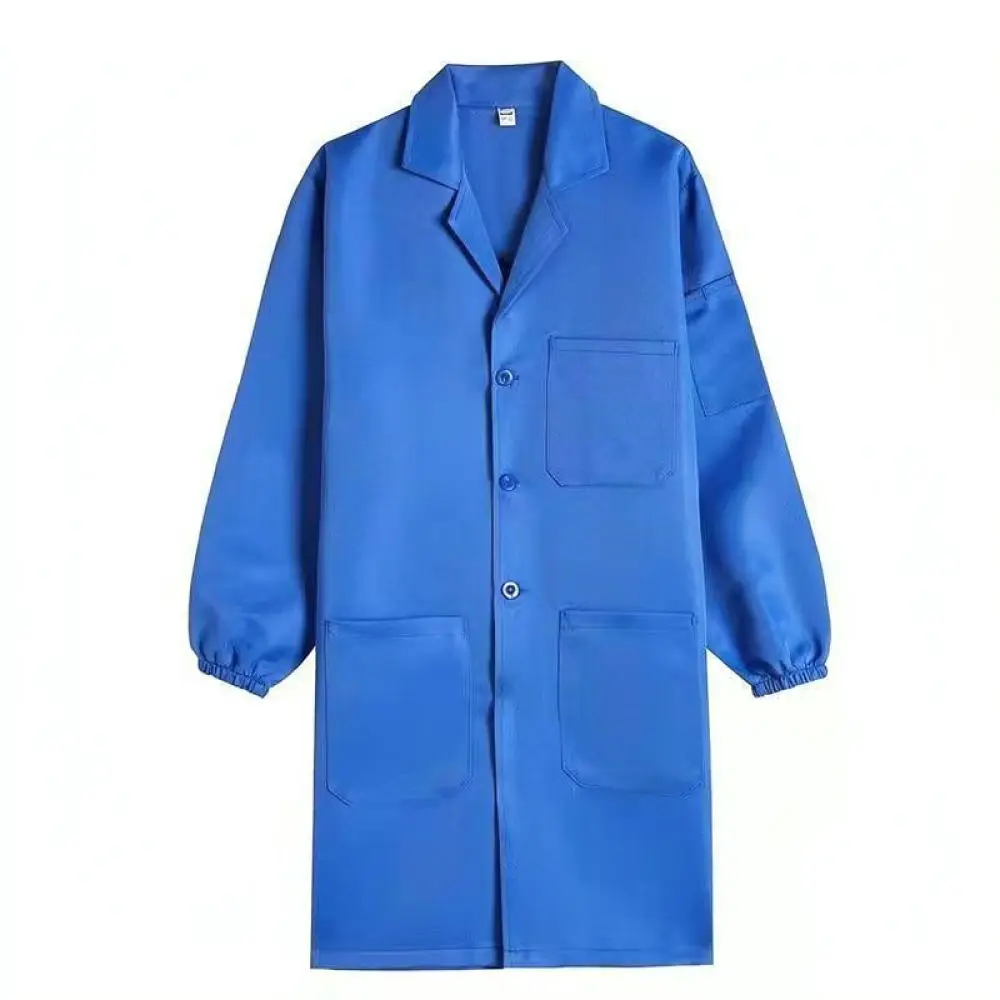 Professional Industrial Work Jacket Long Sleeve Protective Uniform For Men Factory Warehouse Maintenance Anti Dust Utility Wear