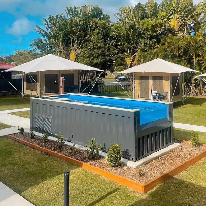 Big Size Container Pool 40ft Oversize Shipping Container Swimming Pool for Group Activity Party