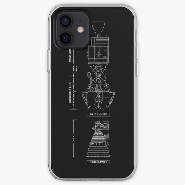 Saturn V Apollo Crewed Lunar Expeditio  Phone Case Customizable for iPhone 6 6S 7 8 Plus 11 12 13 14 Pro Max Mini X XS XR Max