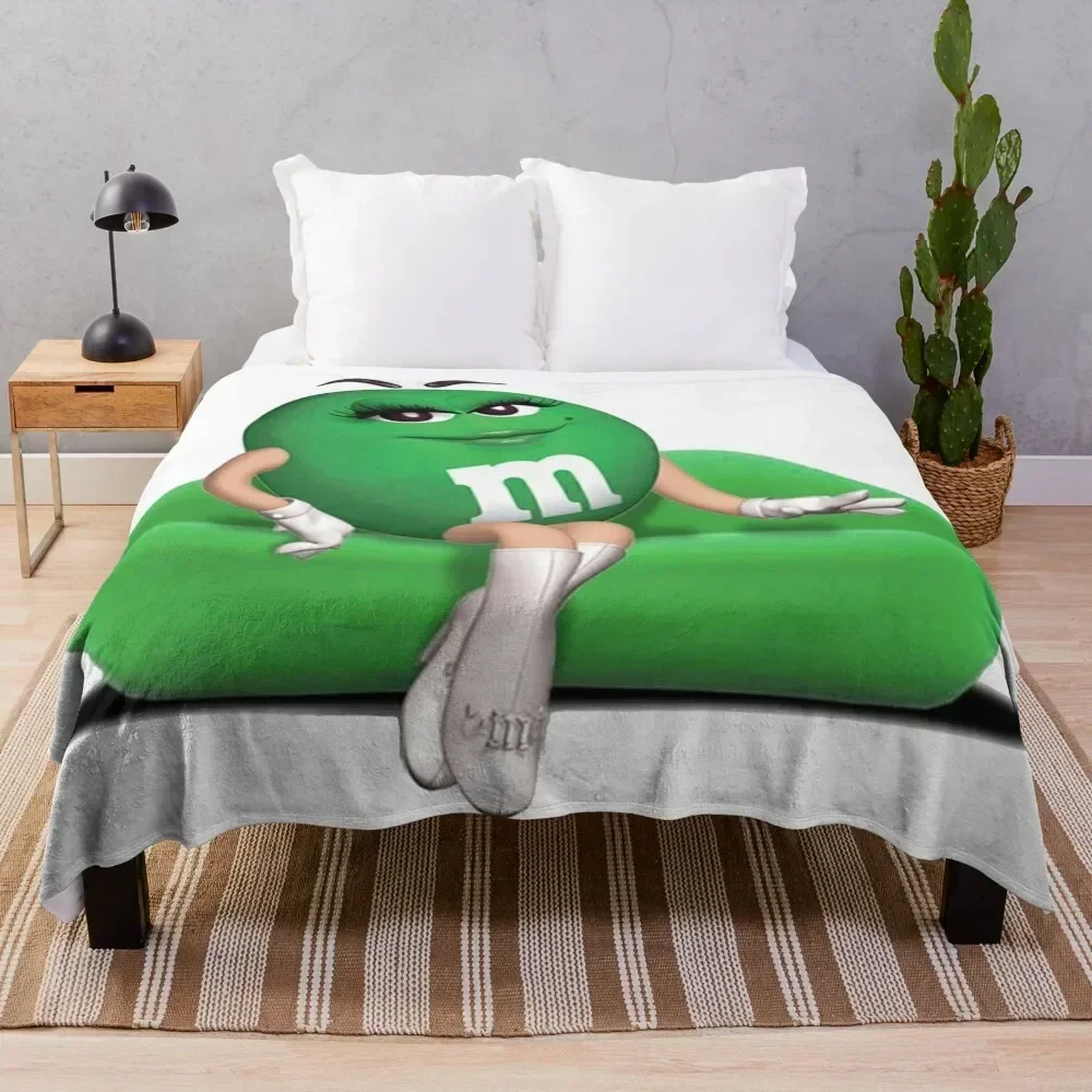 

Sexy Times with Ms. Green Throw Blanket Long Lasting Soft Plush Blanket for Daily Use