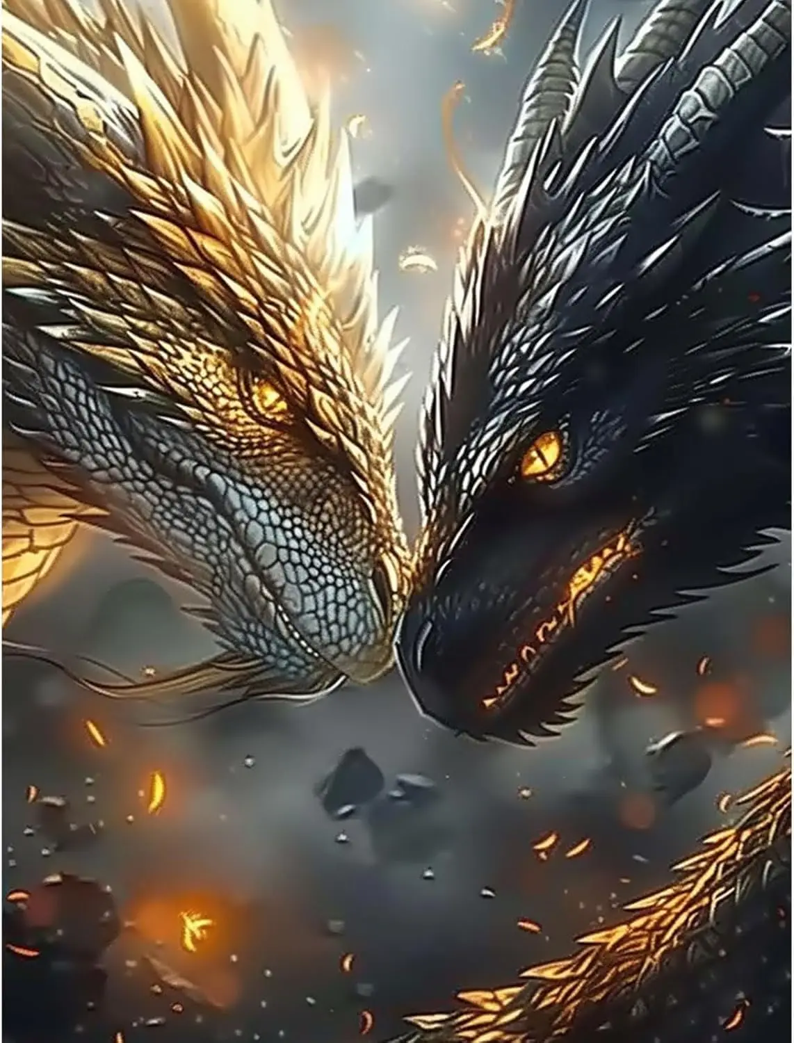 

ARPADAMO Diamond Art Kits for Adults,5D Dragon Diamond Painting DIY Dragon Diamond Art Diamond Painting Kits for Adult