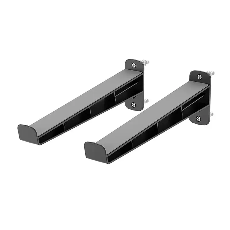 AT82-Wall Mount Storage Holder Adjustable Space-Saving Display Rack For Keyboard, Tablet, E Book