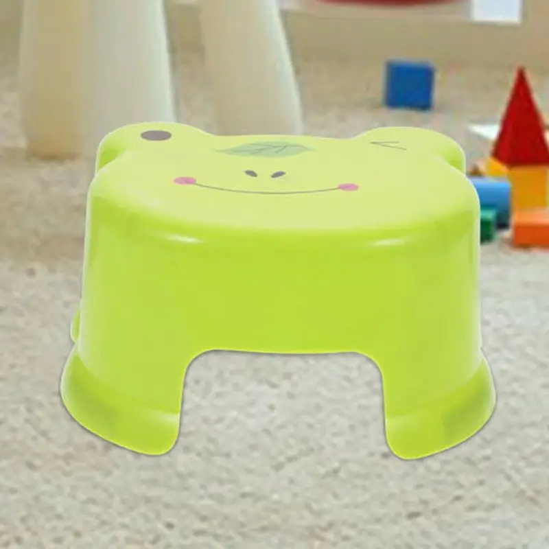 Cartoon Foot Stool Step Children Toilet Stepping Step Stool Plastic Design Plastic Shower Bathroom Foot Anti-Skid Step Stool NEW