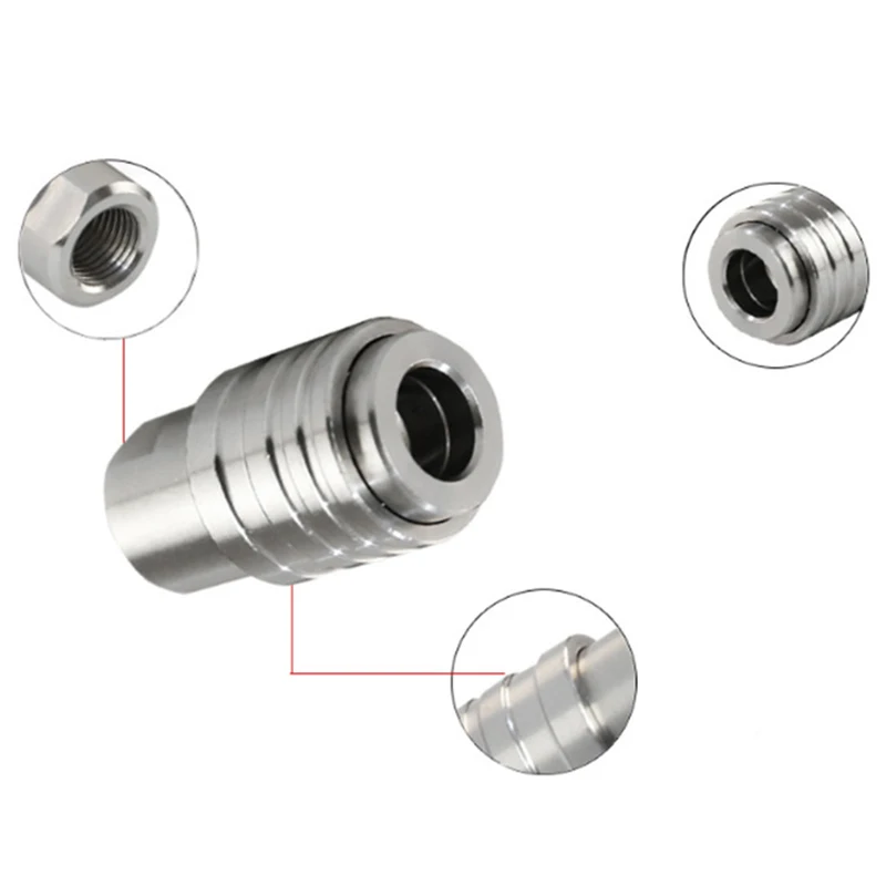 Self locking 1/4 Quick Connector Holder With M14 G1/4 M22 Thread Fittings For High Pressure Wash Gun Tools