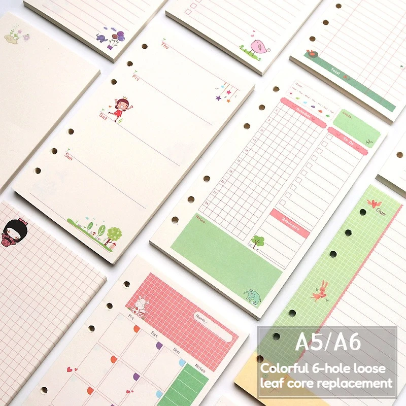 a5-agenda-substituicao-a6-recarga-de-papel-cor-em-branco-grade-livro-financeiro-recarga-manual-nucleo-interno-selo-livro-peeling-papel-recarga