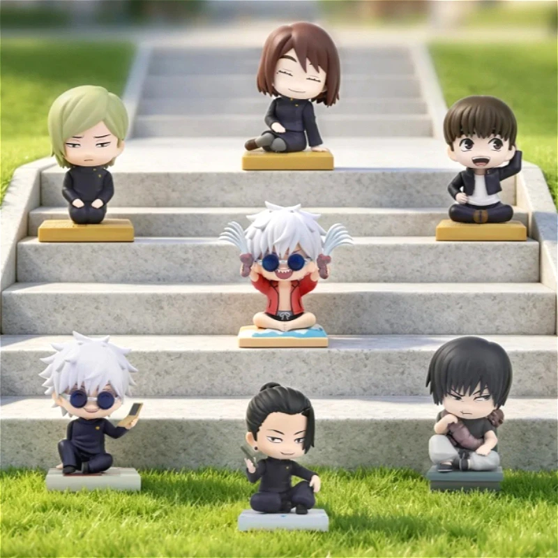 EAKI Jujutsu Kaisen Hidden Inventory V2 Sitting Blind Box Figurine Satoru Suguru Geto Peripheral Cute Trendy Toy Collection Gift - view 2
