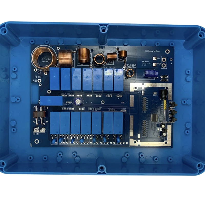 1Set ATU-200 Antenna Tuner, Update Version Of ATU-100 ATU100 Firmware Programmed Soldered Full Set 1.9-54Mhz Automatic