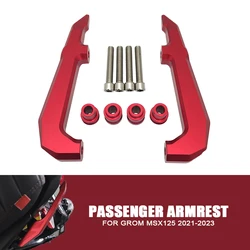 2023 New Rear Passenger Handle Grab Bar Rail Armrest Tail Handrail For Honda GROM MSX125 msx125 MSX 125 2021 2022 Motorcycle