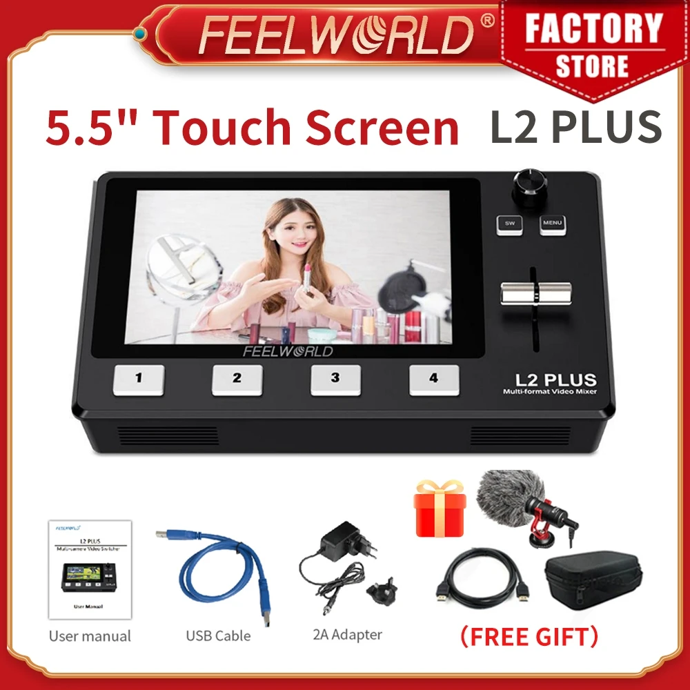 Feelworld LIVEPRO L2 Plus Live Streaming Switcher 5.5