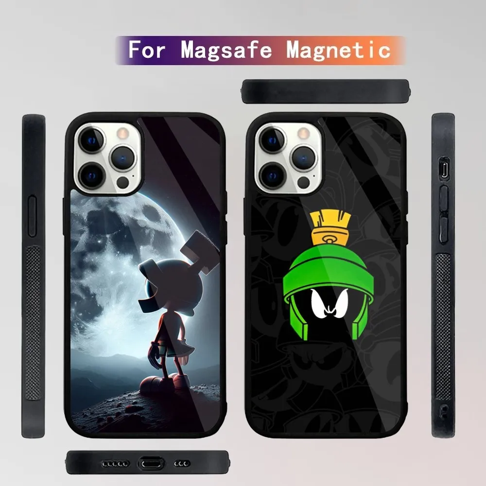 M-Marvin The Martian Phone Case For iPhone 16,15,14,13,12,11,Plus,Pro,Max Mini Magsafe Magnetic Wireless Charging