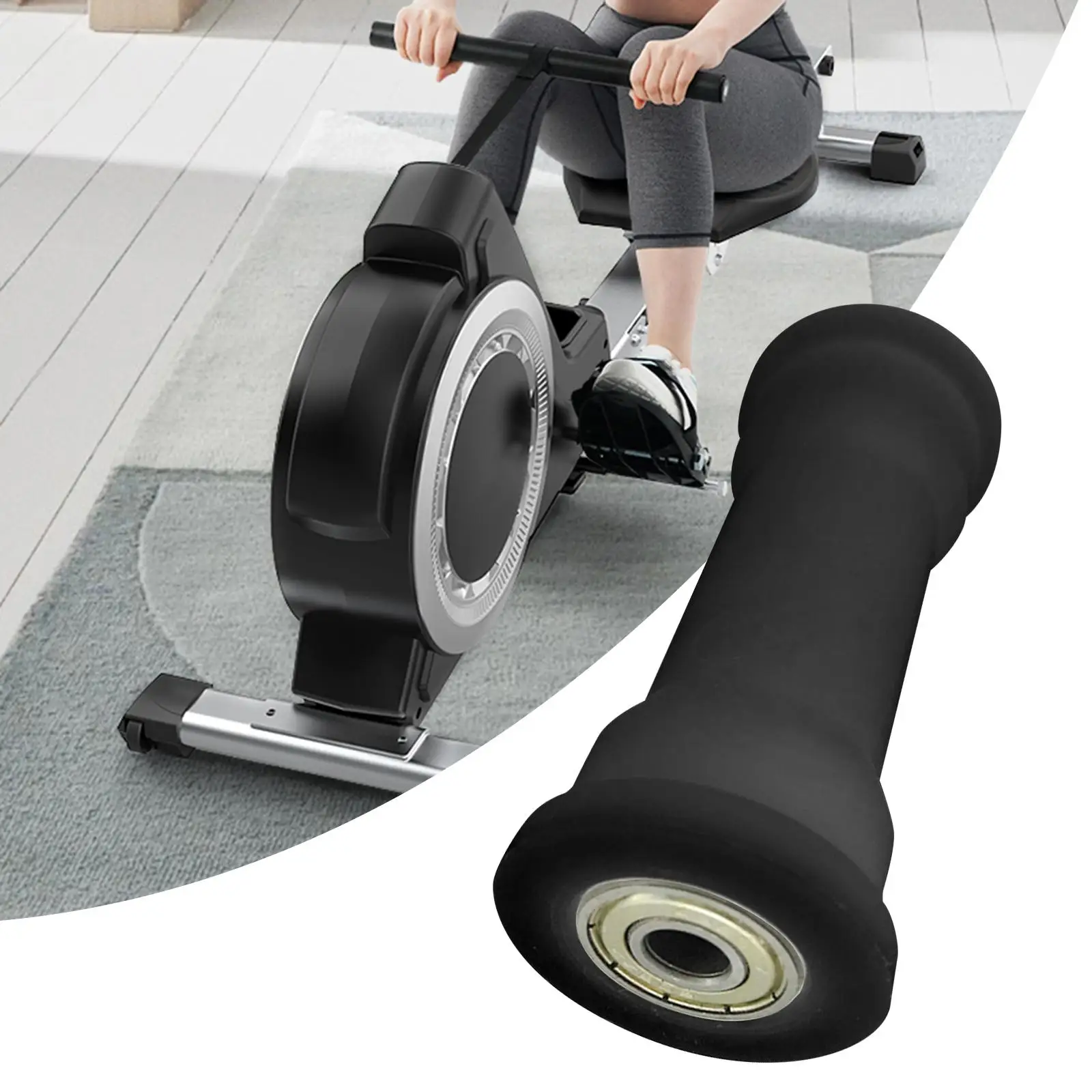 Rowing Machine Bearing Wheel Attachments Trainer Gear Rowing Machine Roller Replacement Sports Fitness Exercise Home Pulley