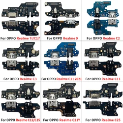 USB Port Dock Plug Connector Charging Board Flex Cable For OPPO Realme 7i C17 9 C2 C3 C11 2021 C12 C15 C21YC25 C25Y C30 C31 C55