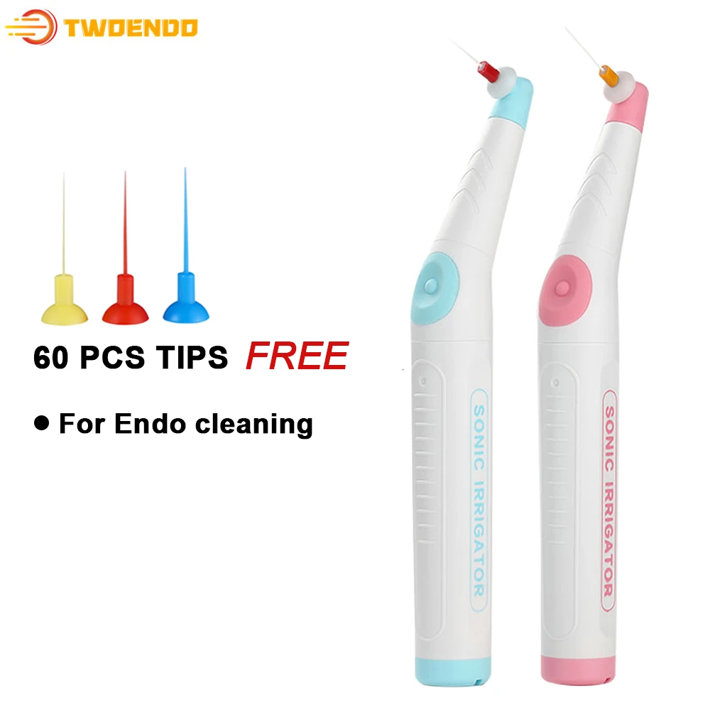 60 PCS Tips Dental Basic Instrument Endo Cleaning Odontologia Sonic Irrigator Dentistry Tool For Endo Root Canal Endodontic Tool