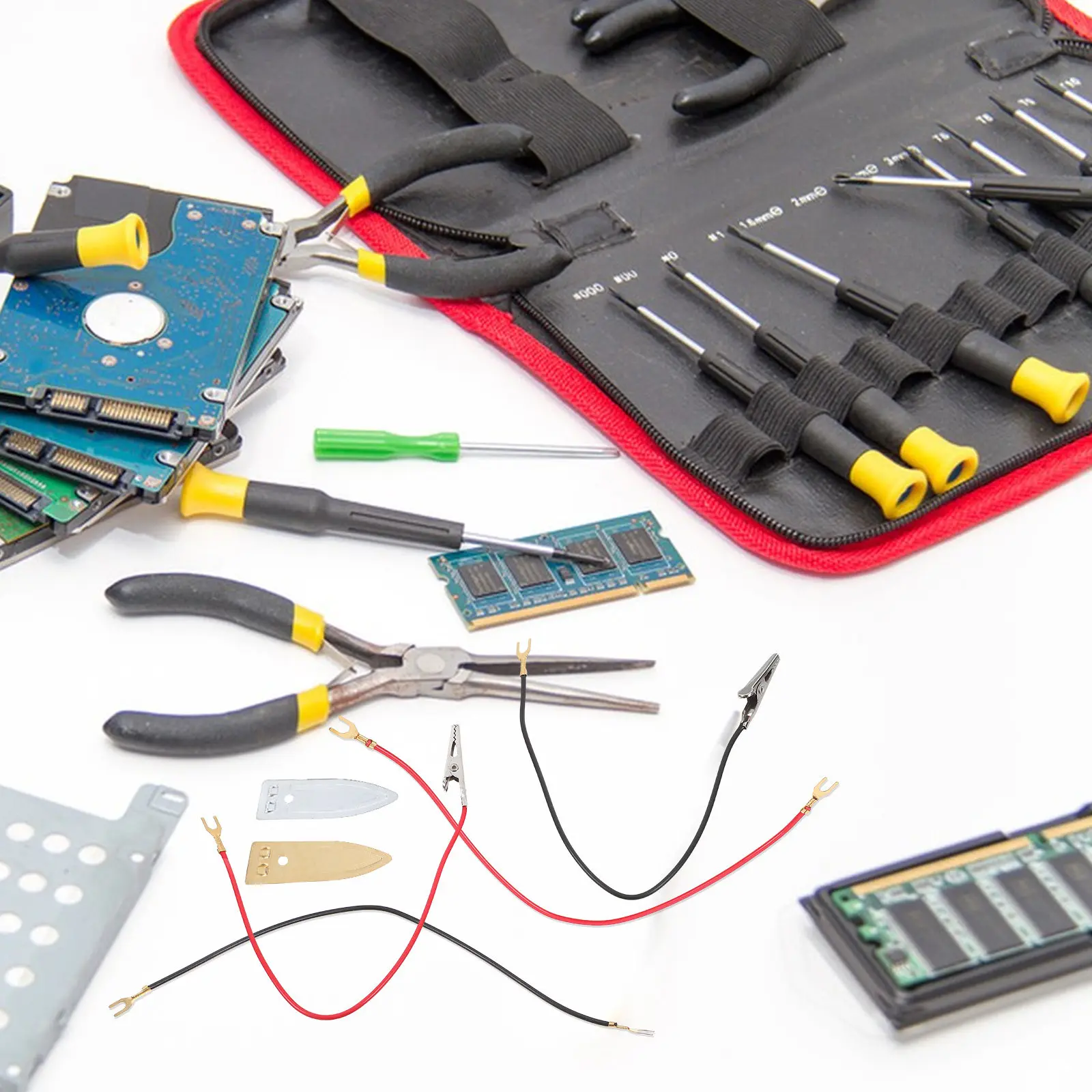 1 ensemble de plaques et bandes d'anode en zinc-cuivre pour expériences de batteries de fruits, fournitures de kit scientifique, plaques métalliques portables pour l'électricité