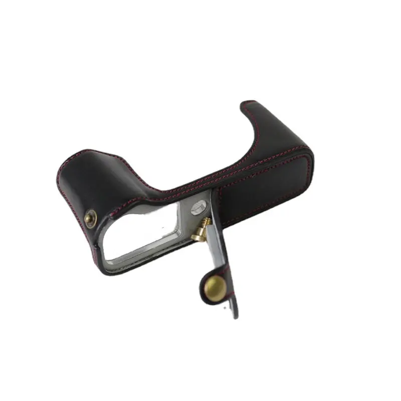 Penutup setengah tubuh pelindung kulit PU untuk casing kamera Canon PowerShot G1X Mark III G1XIII G1X3