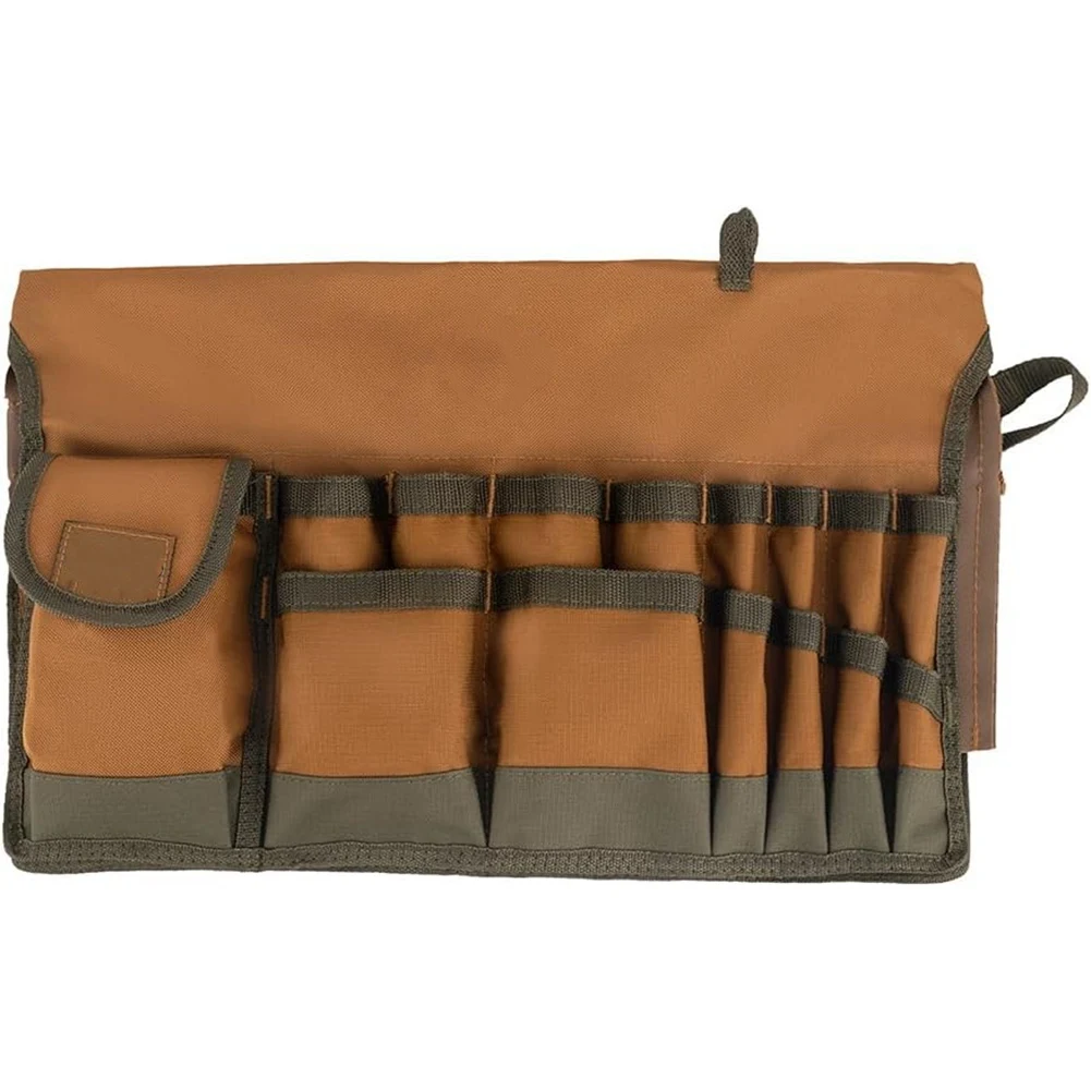 

B08B-Professional 5-Gallon Bucket Tool Organizer - Portable For Workshop, Garage & On-The-Go Use (Brown)