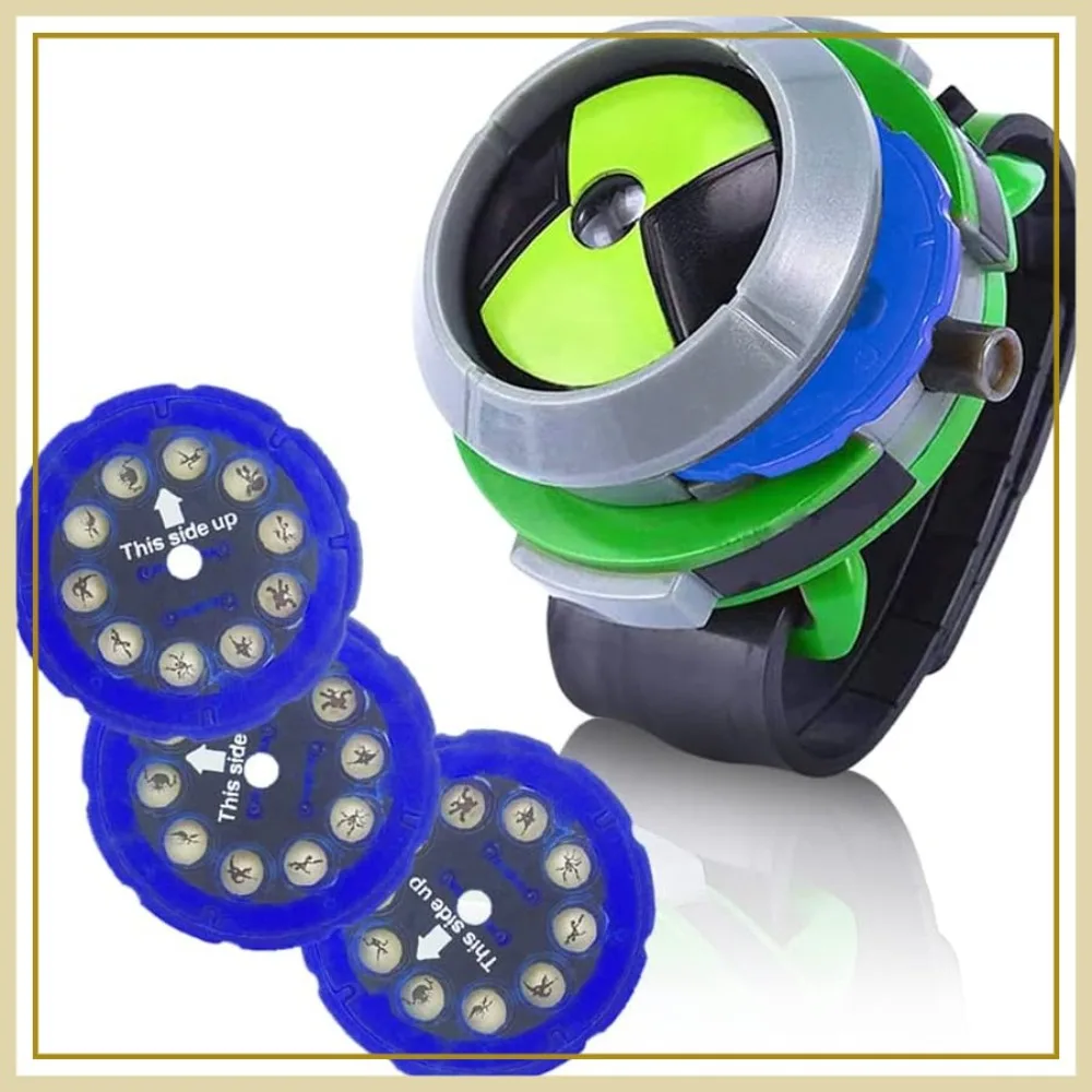 

Alien Force Projection Watch Toy with Mysterious Projection Action Figures Model Toy for Kids Birthday Party