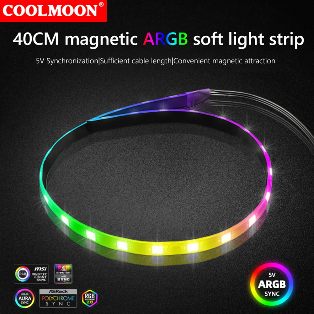 الكمبيوتر 5 فولت ARGB الهيكل شرائط مصباح SATA 3PIN كمبيوتر مكتبي RGB شريط مصابيح اللوحة الرئيسية الإضاءة ديكور