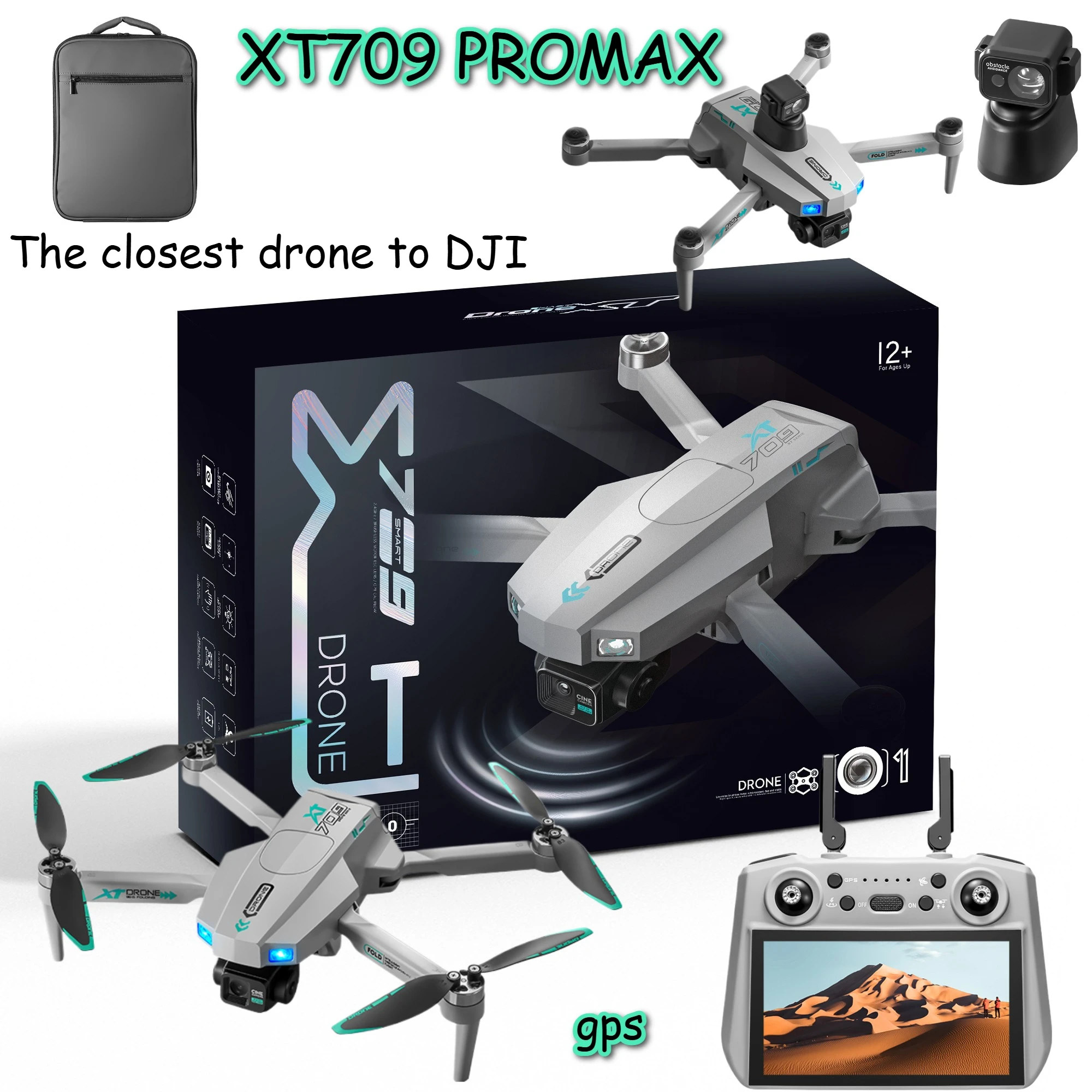 

2025Edward XT709 MAX GPSDrone 8K Automatic Return HD Camera 5G WIFI FPV Brushless RC Quadcopter Obstacle Avoidance night vision